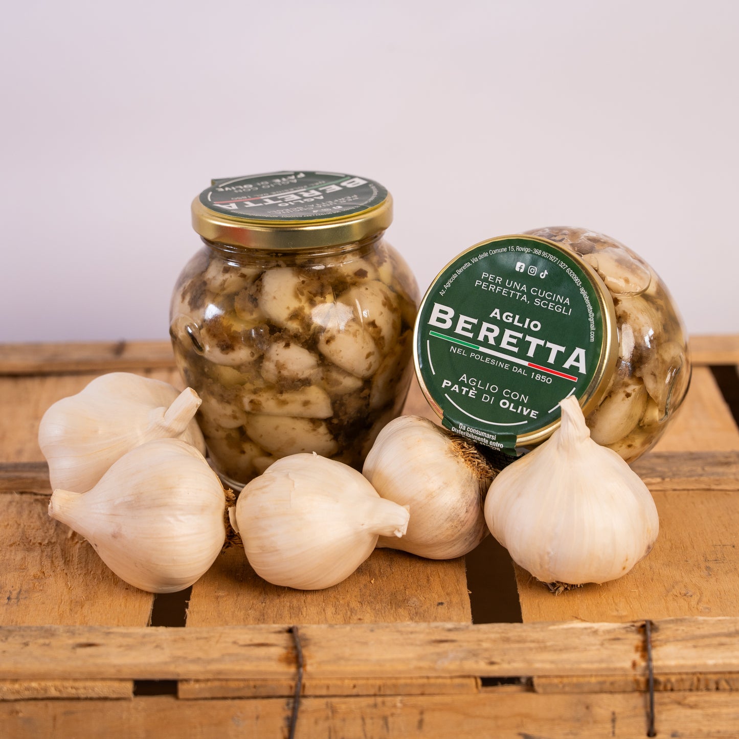 Aglio con Paté di Olive